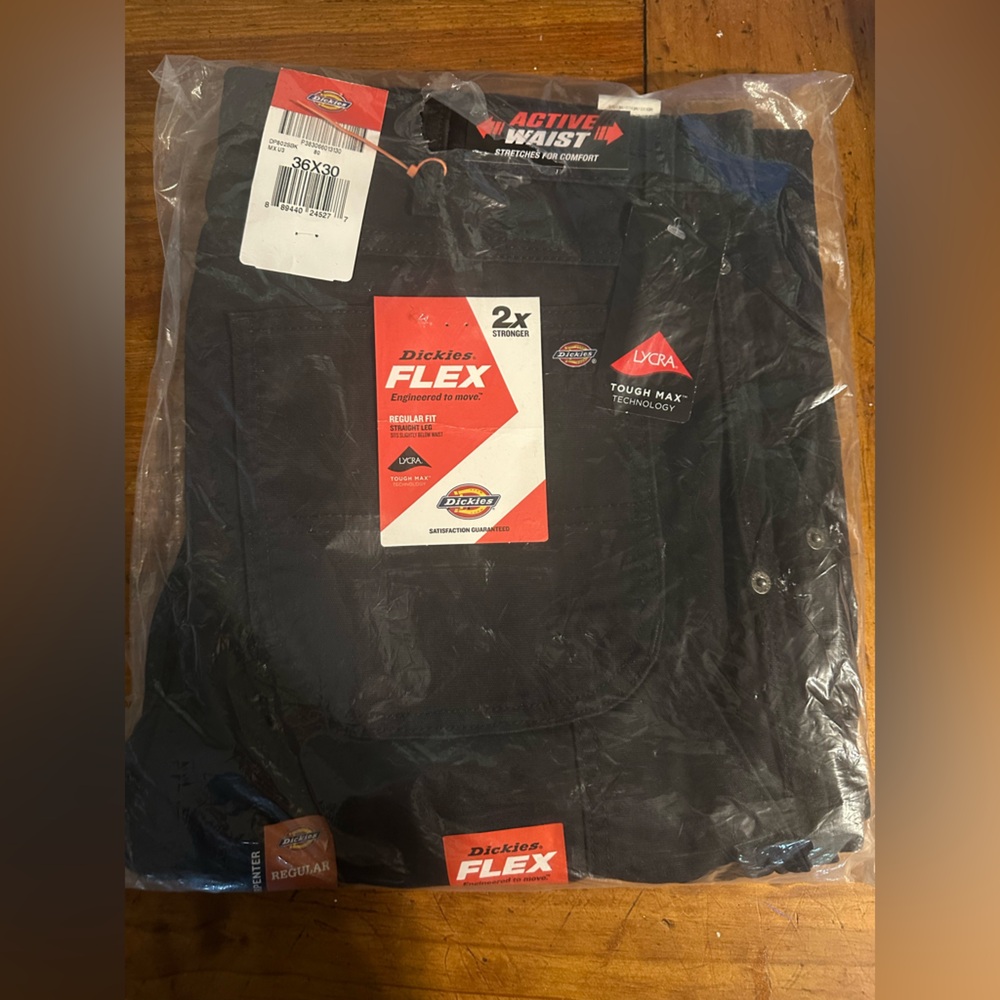 Dickies Black Flex Work Pants